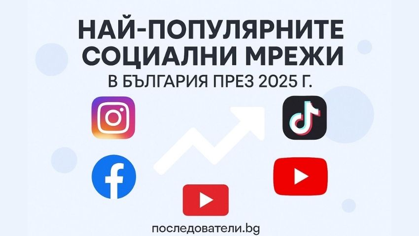 Най-популярните социални мрежи в България през 2025 г. (С актуални данни)